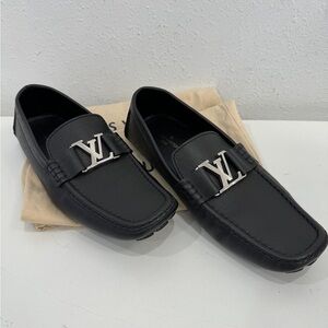 Louis Vuitton Black Monte Carlo Mocassin